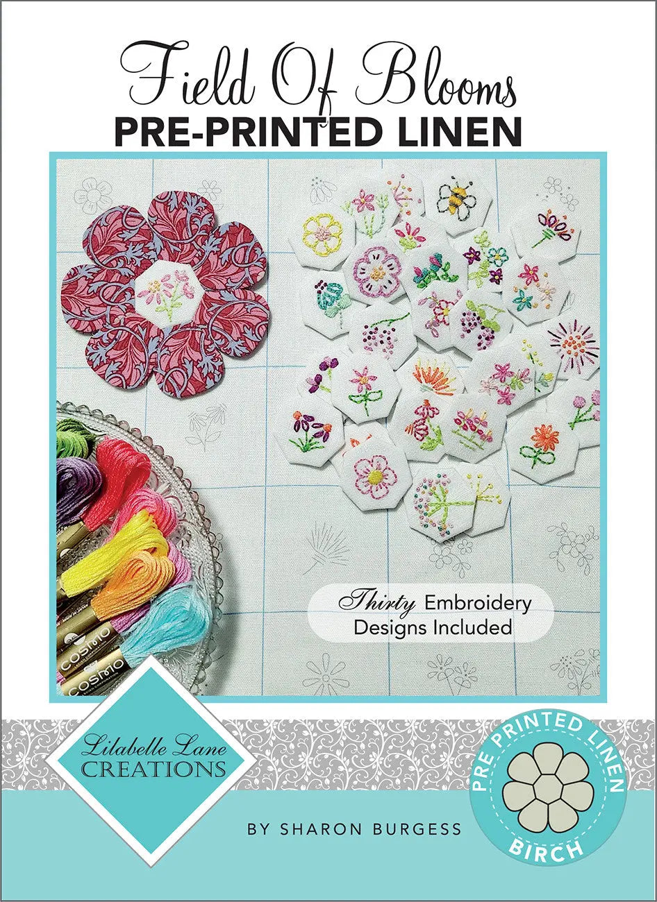 Field of Blooms Linen Panel Birch Checker Distributor