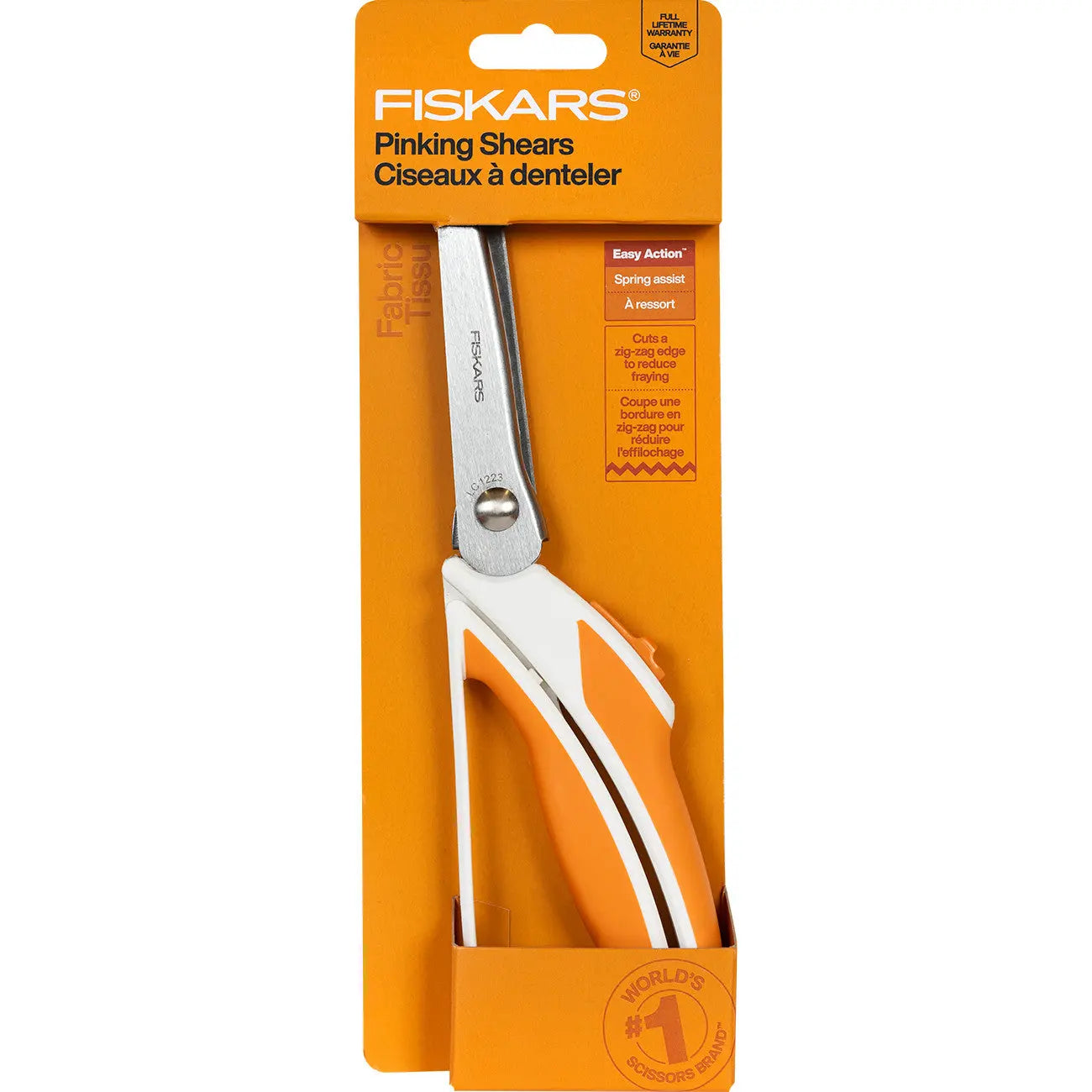Fiskars Easy Action Pinking Shears Replaces Item 9915F - Linda's Electric Quilters