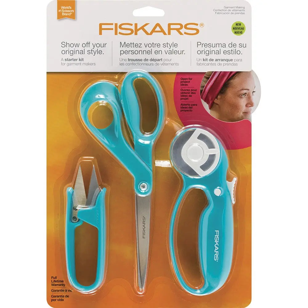 Fiskars Garment Sewing Fashion Starter Set 3pc - Linda's Electric Quilters