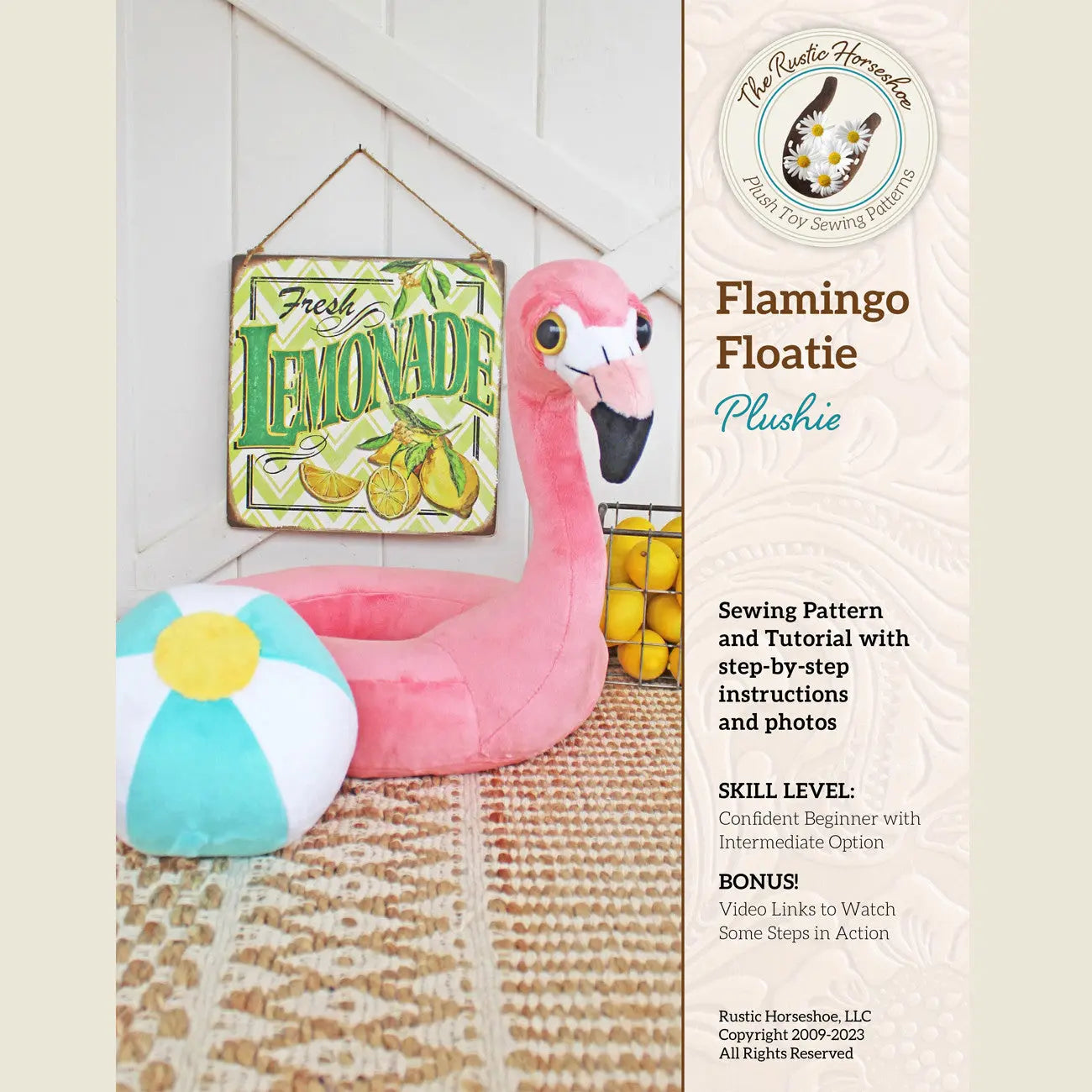 Flamingo Floatie - Linda's Electric Quilters