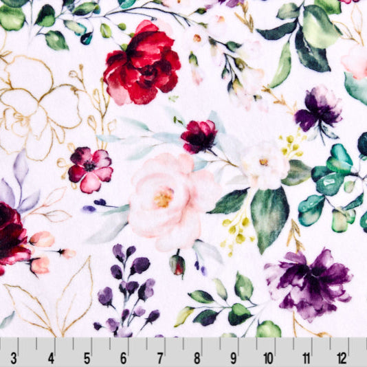 Multi Flora And Fauna Digital Cuddle 58/60" Fabric Per Yard