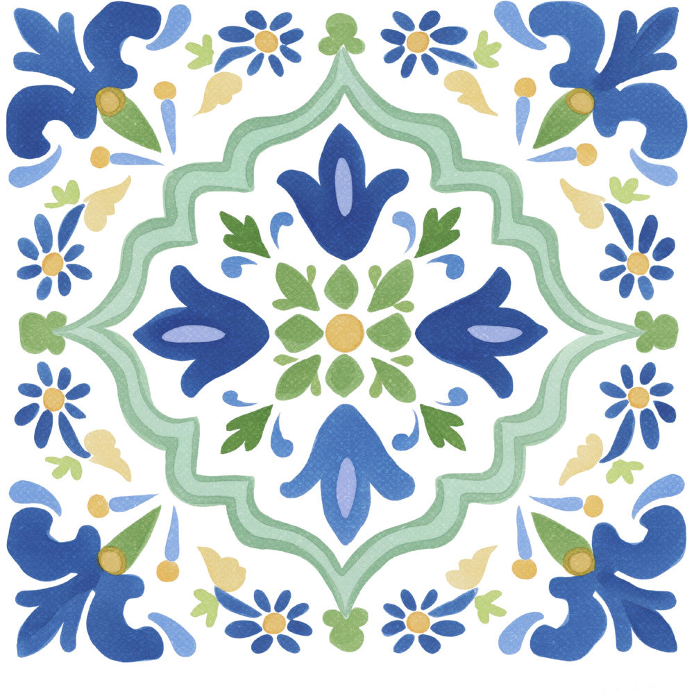 Floral Kaleidoscope Fabric Panel 11
