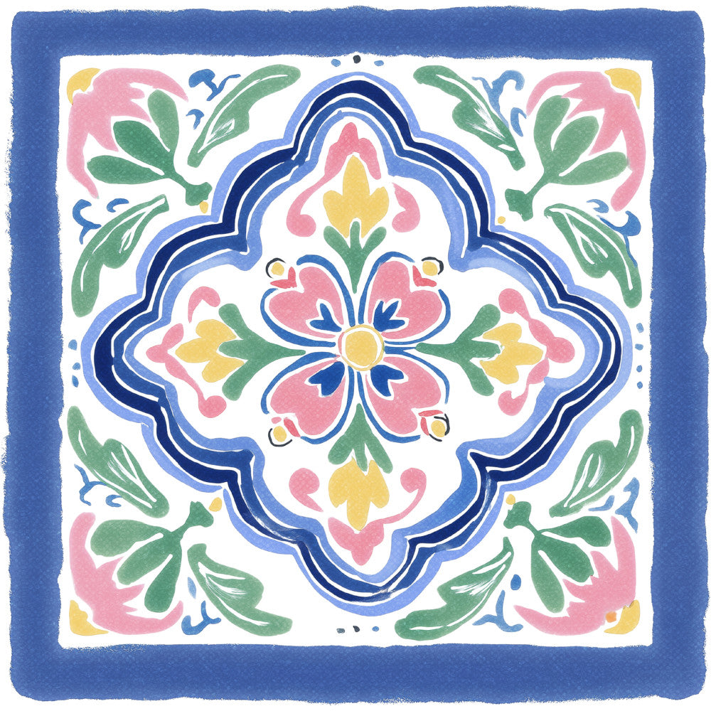 Floral Kaleidoscope Fabric Panel 7