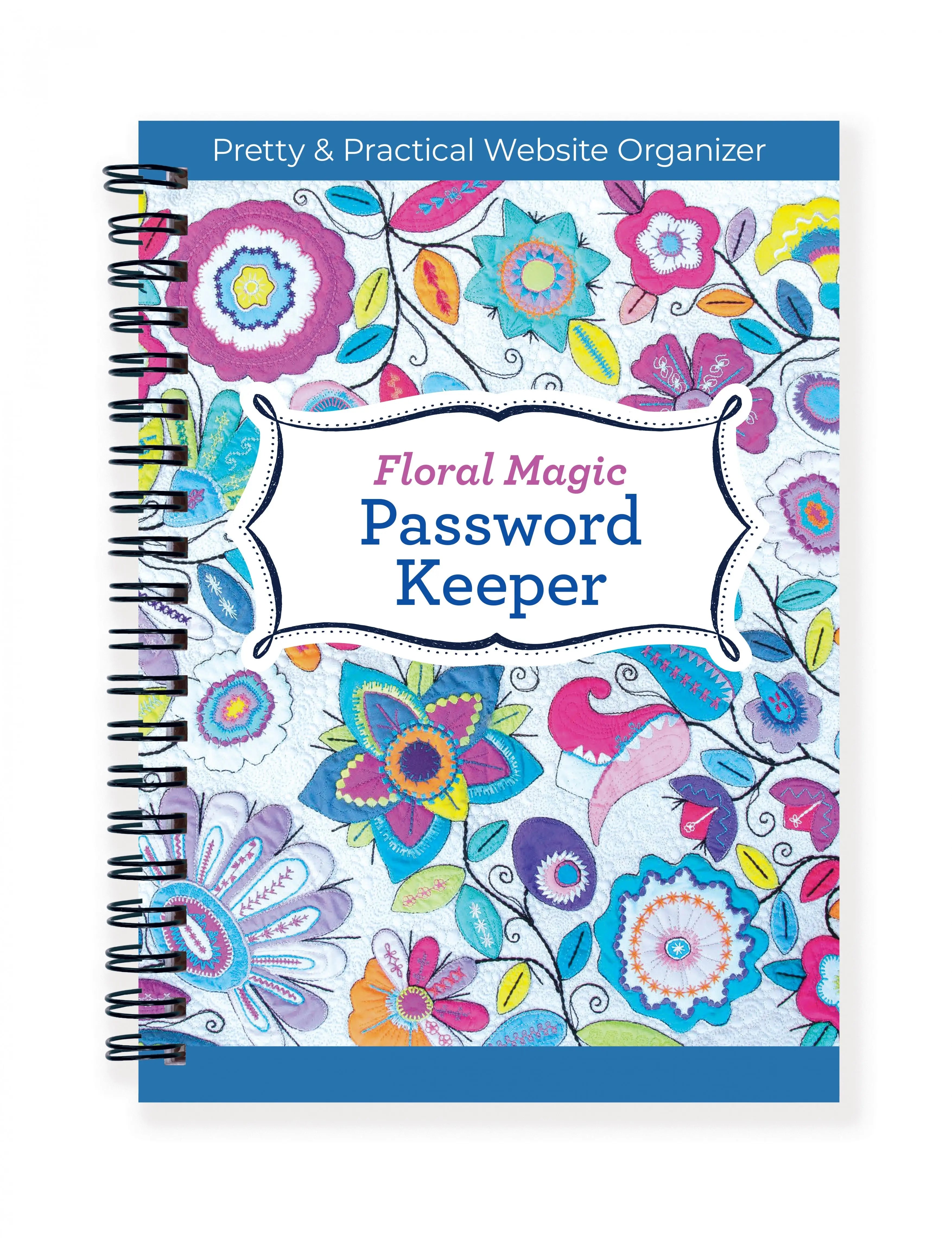 Floral Magic Password Keeper - Linda's Electric Quilters