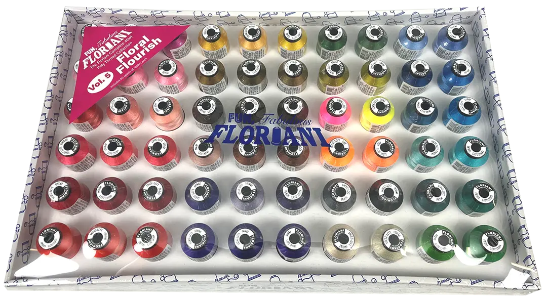 Floriani 60 Thread Colors - (Vol 5 of 6) Rnk Distributing