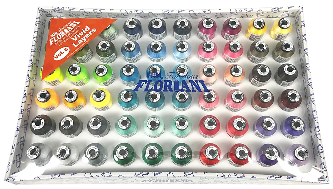 Floriani 60 Thread Colors - (Vol 6 of 6) Rnk Distributing
