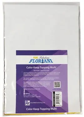 Floriani Color Keep Topping MULTI PK 54" x 1/4 yd (all 5 colors) - Linda's Electric Quilters
