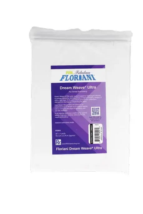 Floriani Dream Weave Ultra (Fusible) 30" x 3 yds - Linda's Electric Quilters