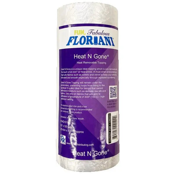 Floriani Heat N Gone Topping 10" x 100 yds - Linda's Electric Quilters