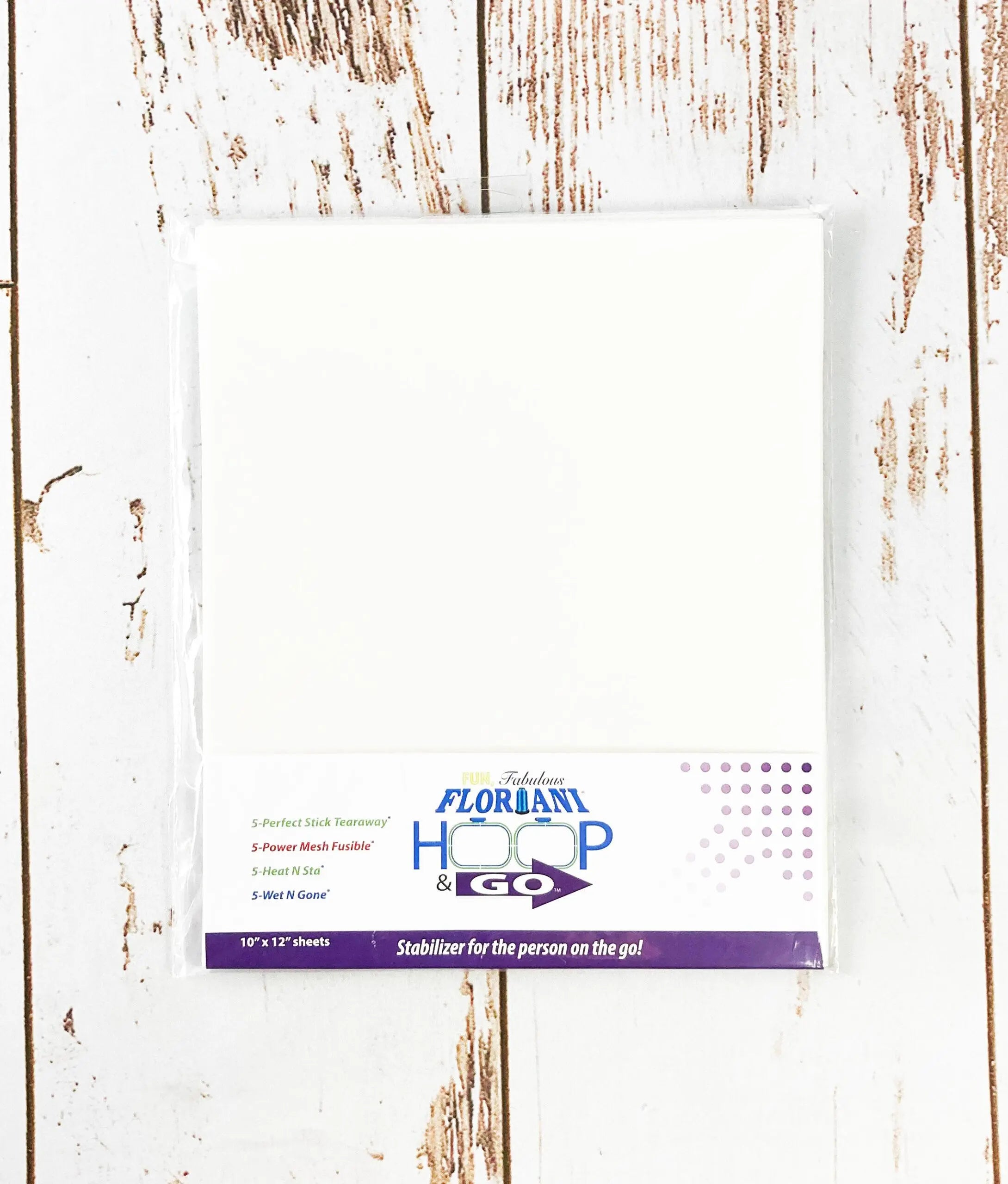 Floriani Hoop N Go 10" 5 pcs/each -MULTI 10"x12"-20 PK - Linda's Electric Quilters