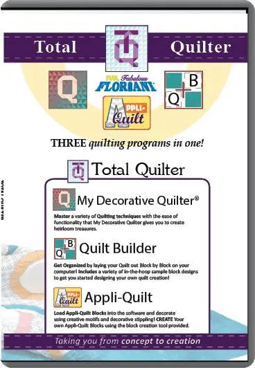 Floriani My Total Quilter (MDQII, MAQ, MQB) Software - Linda's Electric Quilters