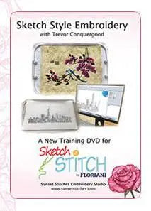 Floriani Sketch Style Embroidery DVD - Linda's Electric Quilters