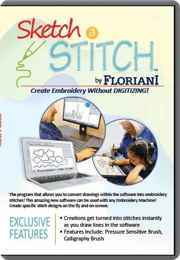 Floriani Sketch a Stitch FTCU/Fusion Add-On Software - Linda's Electric Quilters