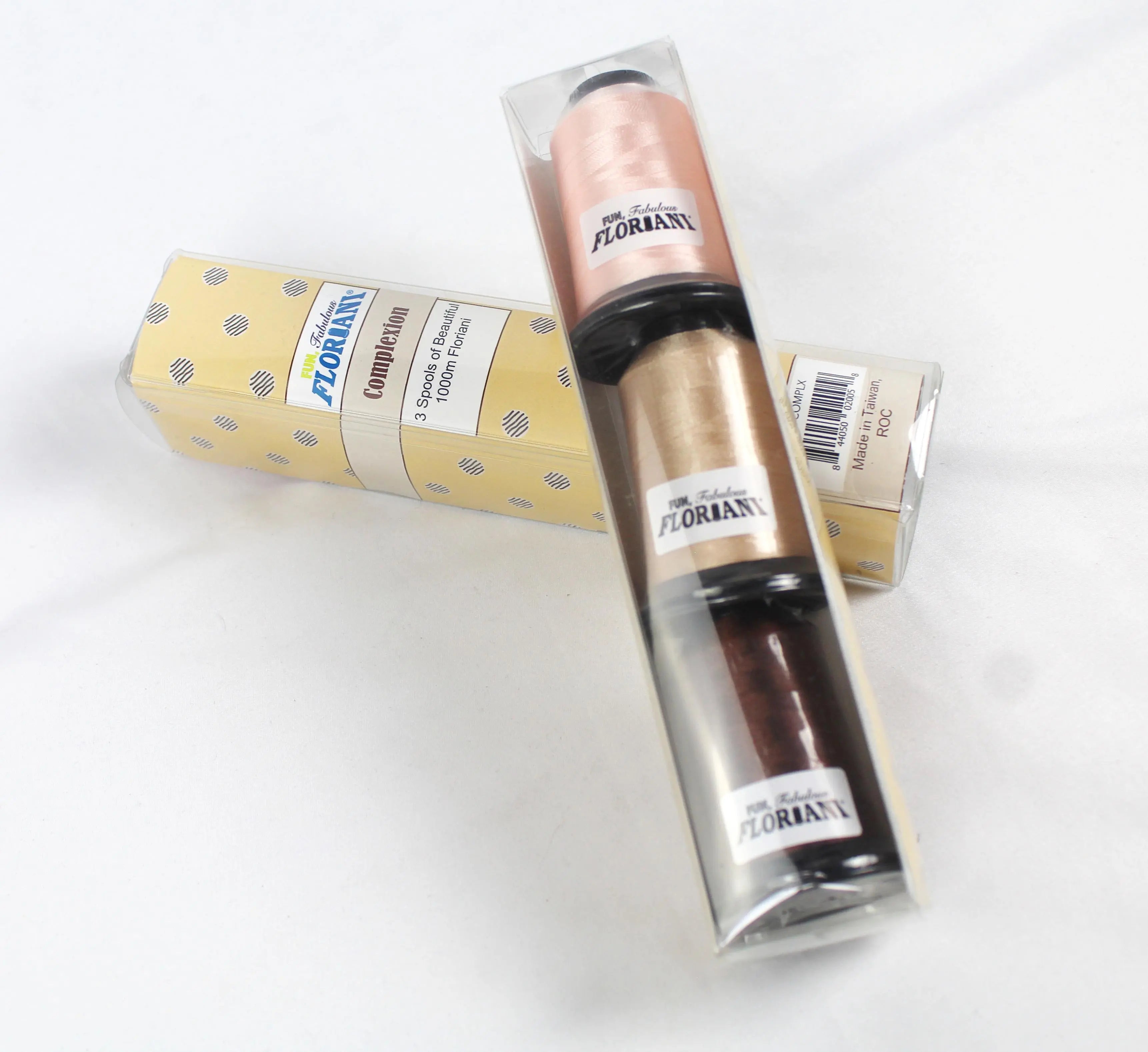 Floriani Thread 3 SPOOL SET - COMPLEXTION FLESH TONES - Linda's Electric Quilters