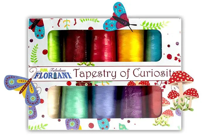 Floriani Thread - Tapestry of Curiosity 10 ct set - Linda's Electric Quilters