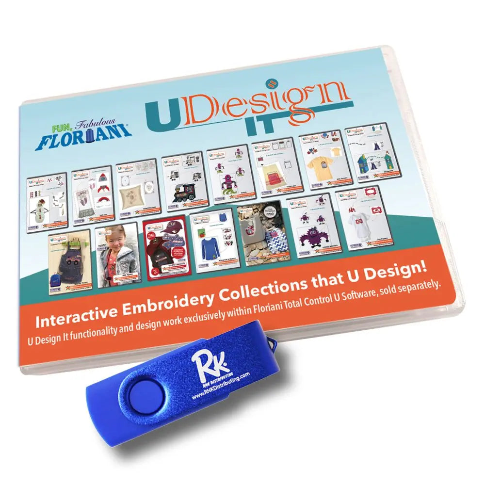 Floriani U-Design It all 15 Designs on a USB - Linda's Electric Quilters