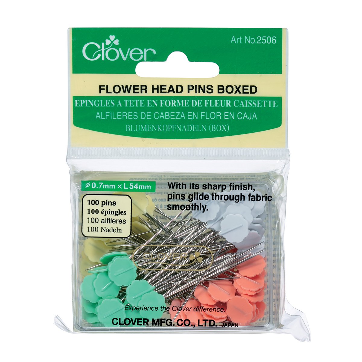 Flower Head Pins (Boxed)