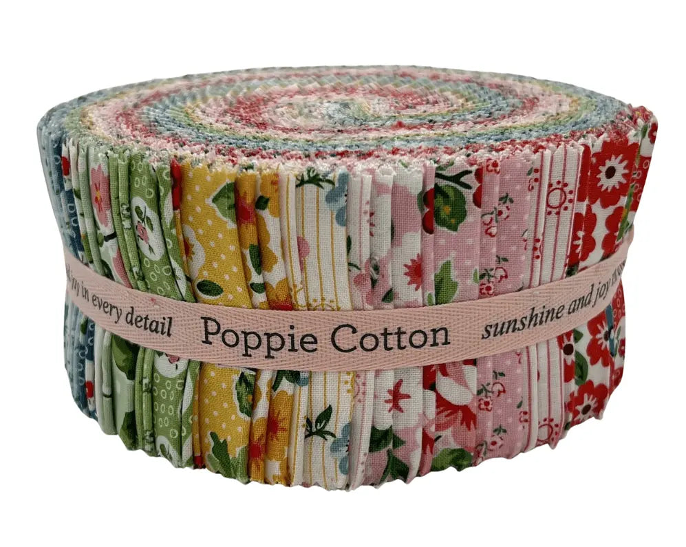 Flower Market by Poppie Cotton - 2.5" Roll (42 Strips) The Fabric Company