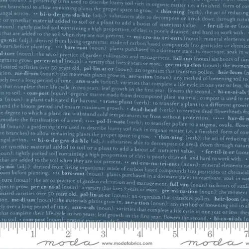 Flower Pot Navy 44"/45" Fabric Per Yard Moda Fabrics & Supplies