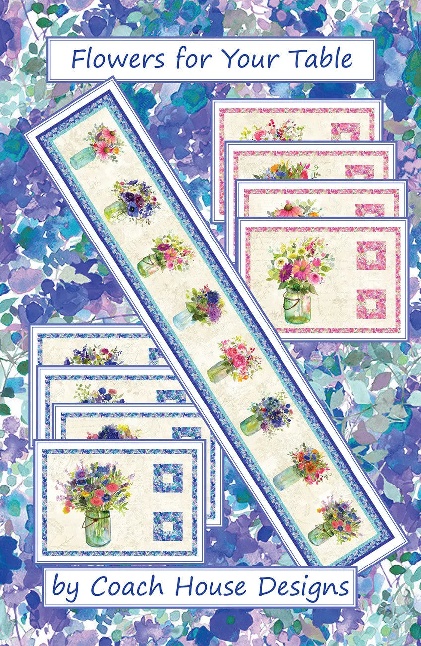 Flowers for Your Table - Linda's Electric Quilters