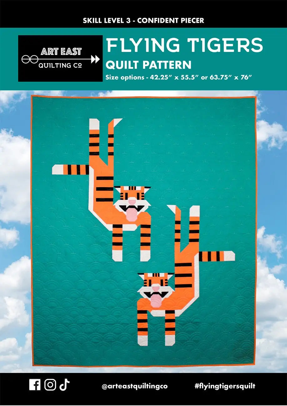 Flying Tigers Quilt Pattern - Linda's Electric Quilters