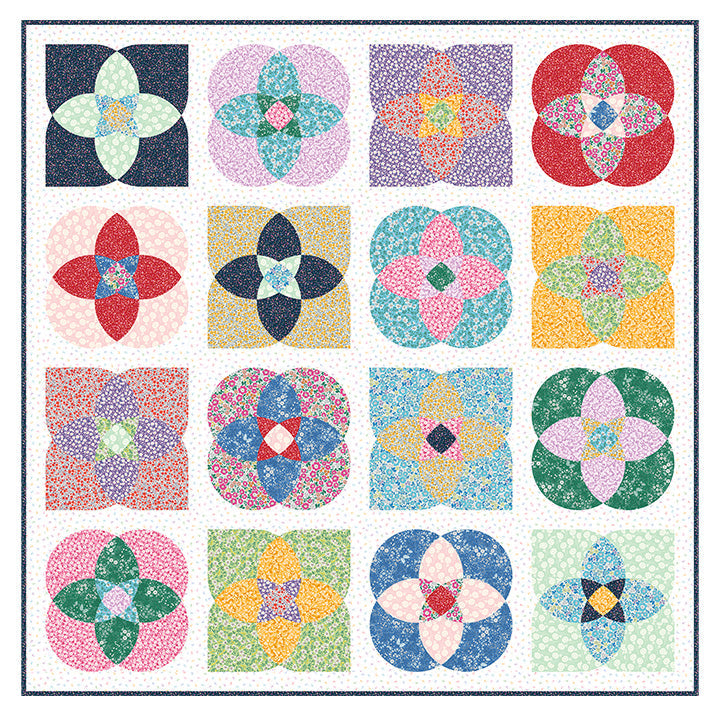 Folk Festival Pocket Posies Quilt Pattern