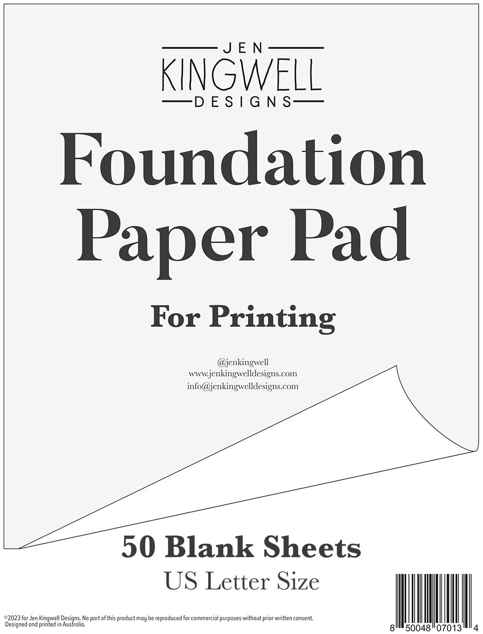 Foundation Papers - Blank US Letter Page Size