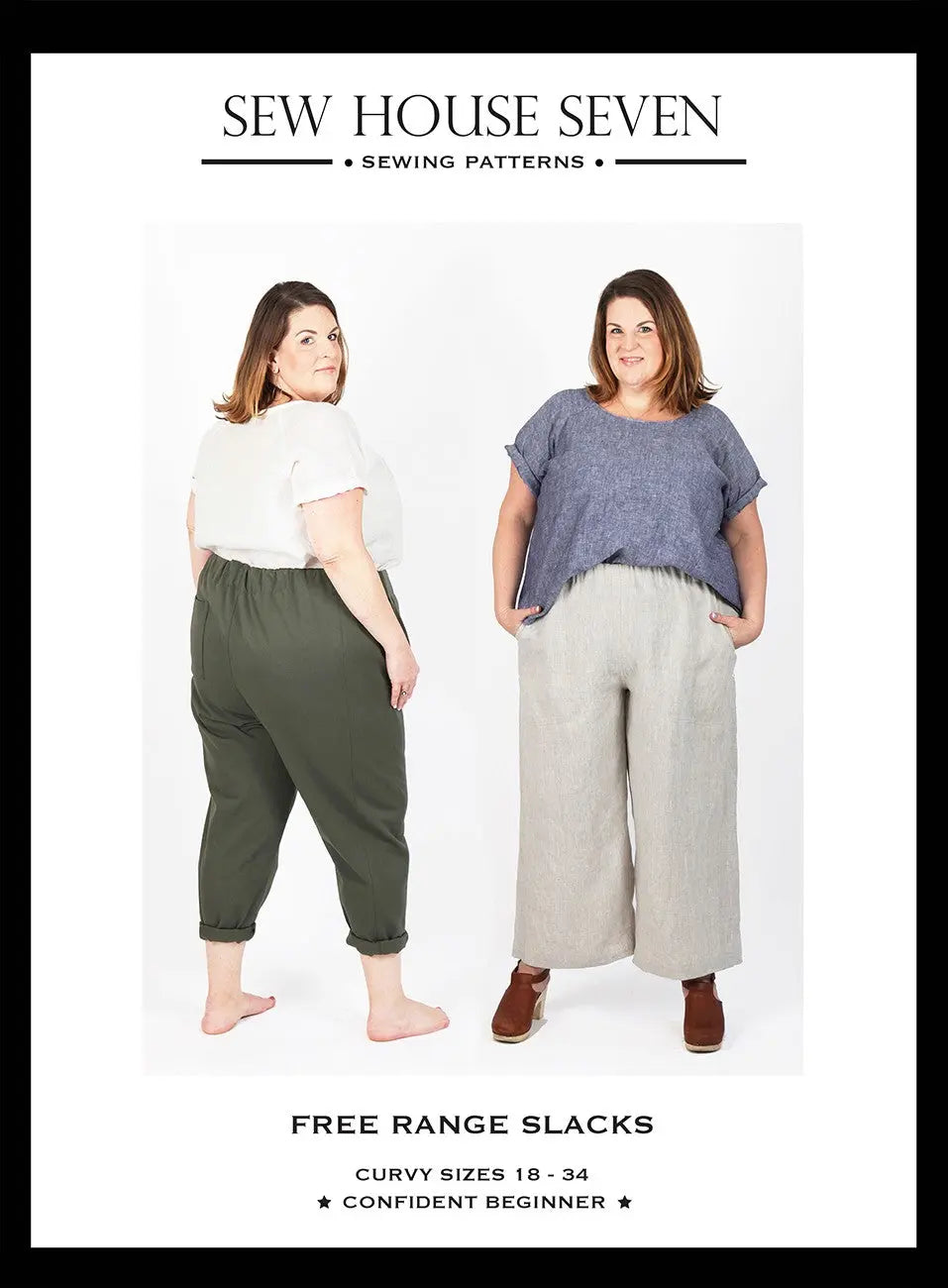 Free Range Slacks Pattern Curvy - Linda's Electric Quilters