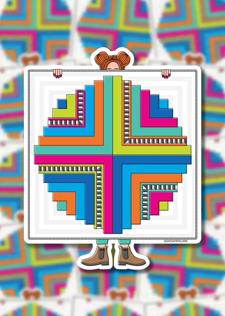 Fremont Circle Quilt Stickers - Linda's Electric Quilters