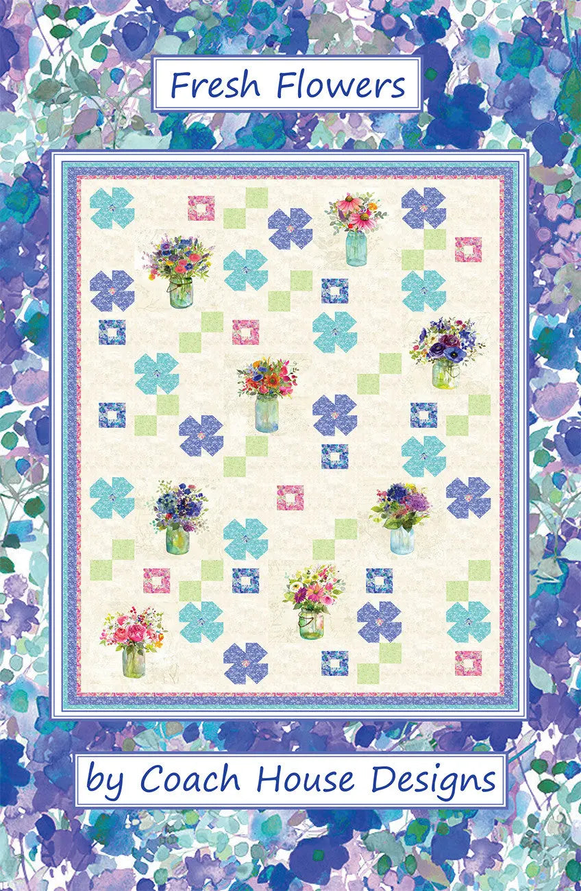 Fresh Flowers - Linda's Electric Quilters