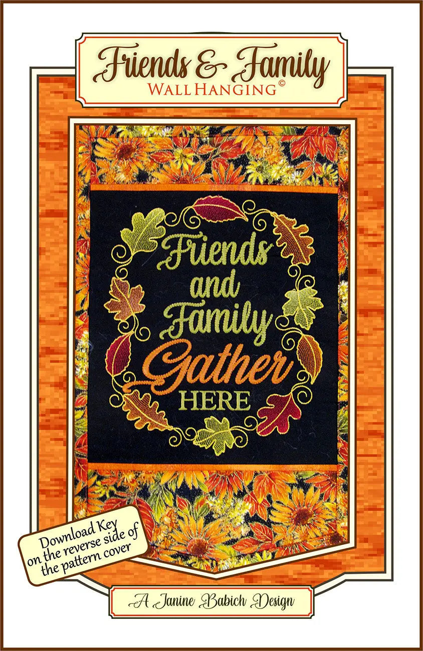 Friends & Family Wall Hanging - Linda's Electric Quilters