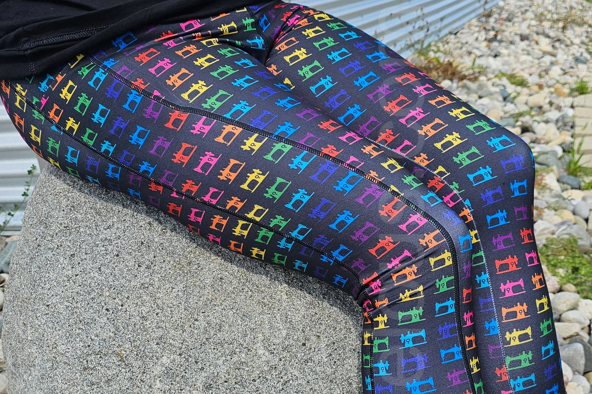Rainbow Featherweight Sewing Leggings