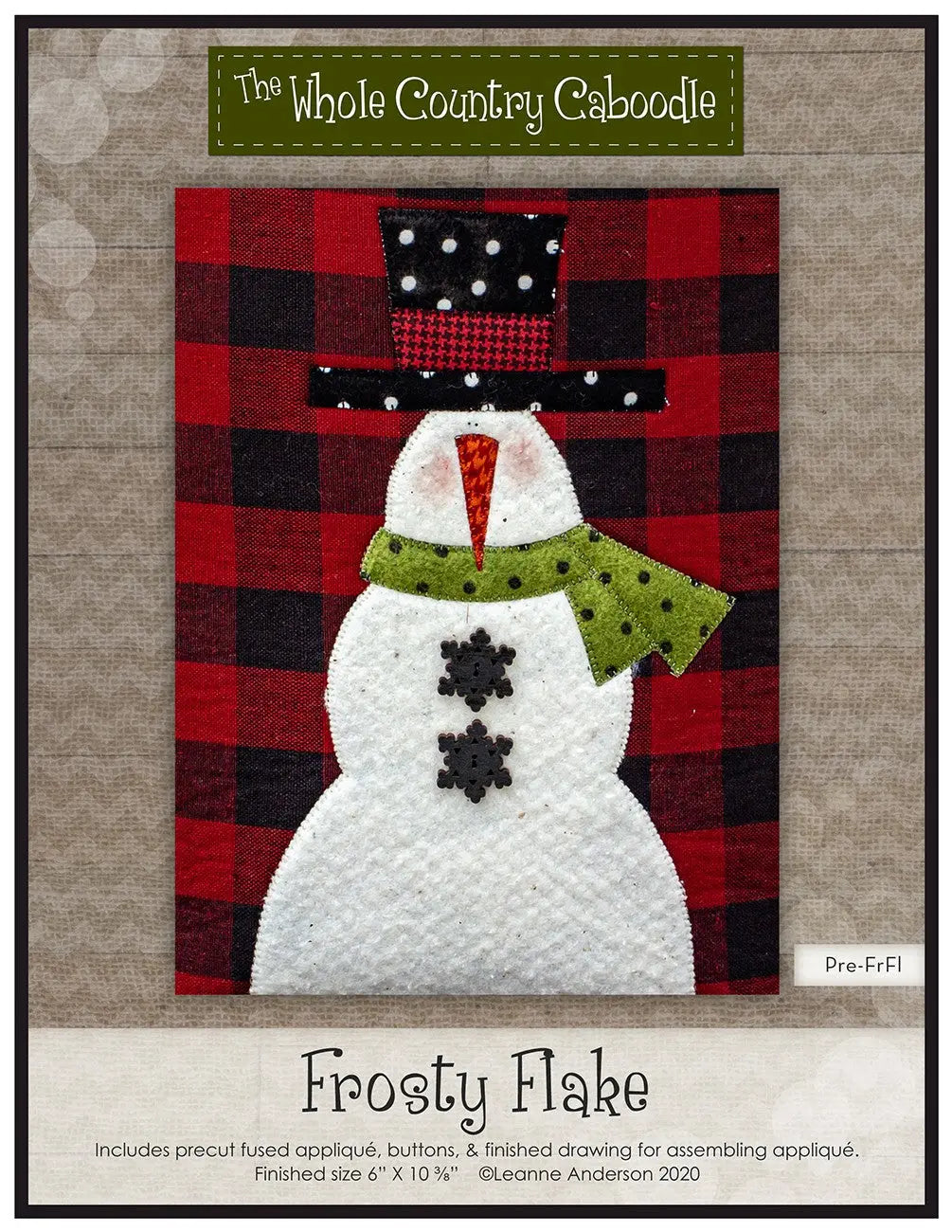 Frosty Flake Precut Fused Applique Pack - Linda's Electric Quilters