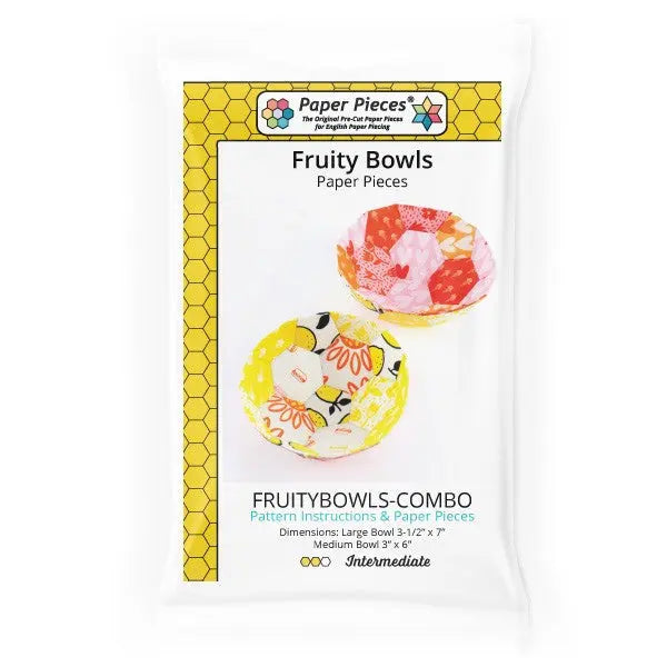 Fruity Bowls Pattern and Paper Pieces - Linda's Electric Quilters