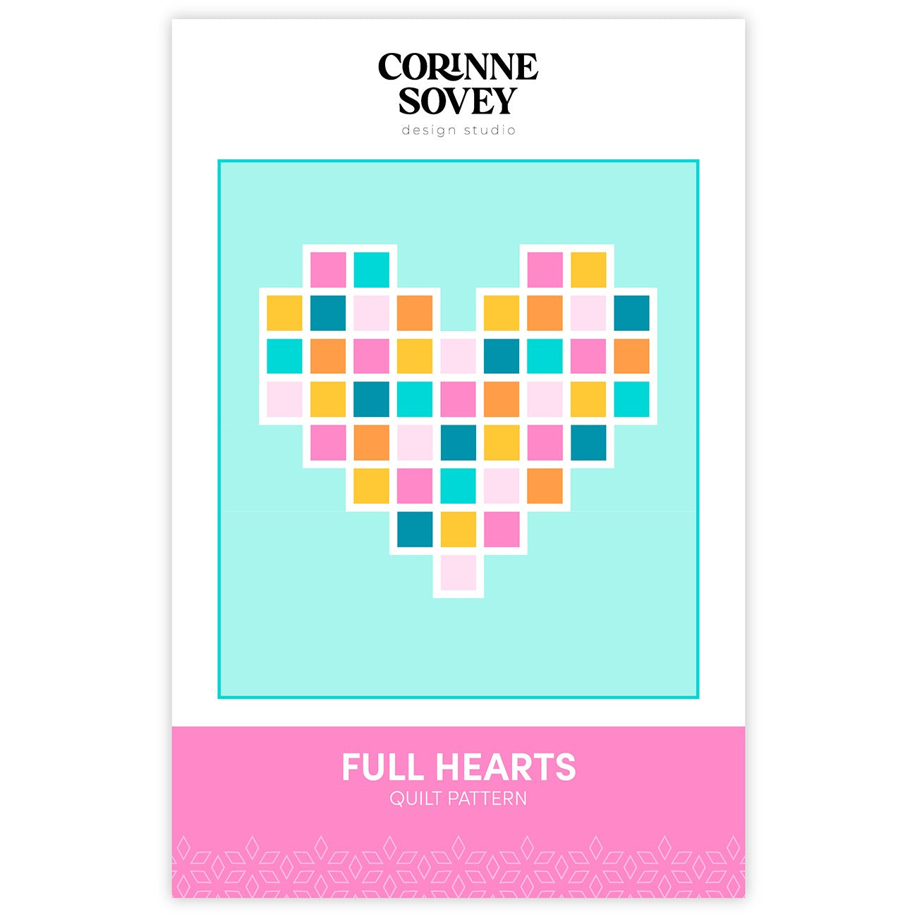 Full Hearts Quilt Pattern