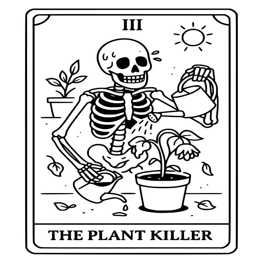 Funny Tarot Card Fabric Panel 11
