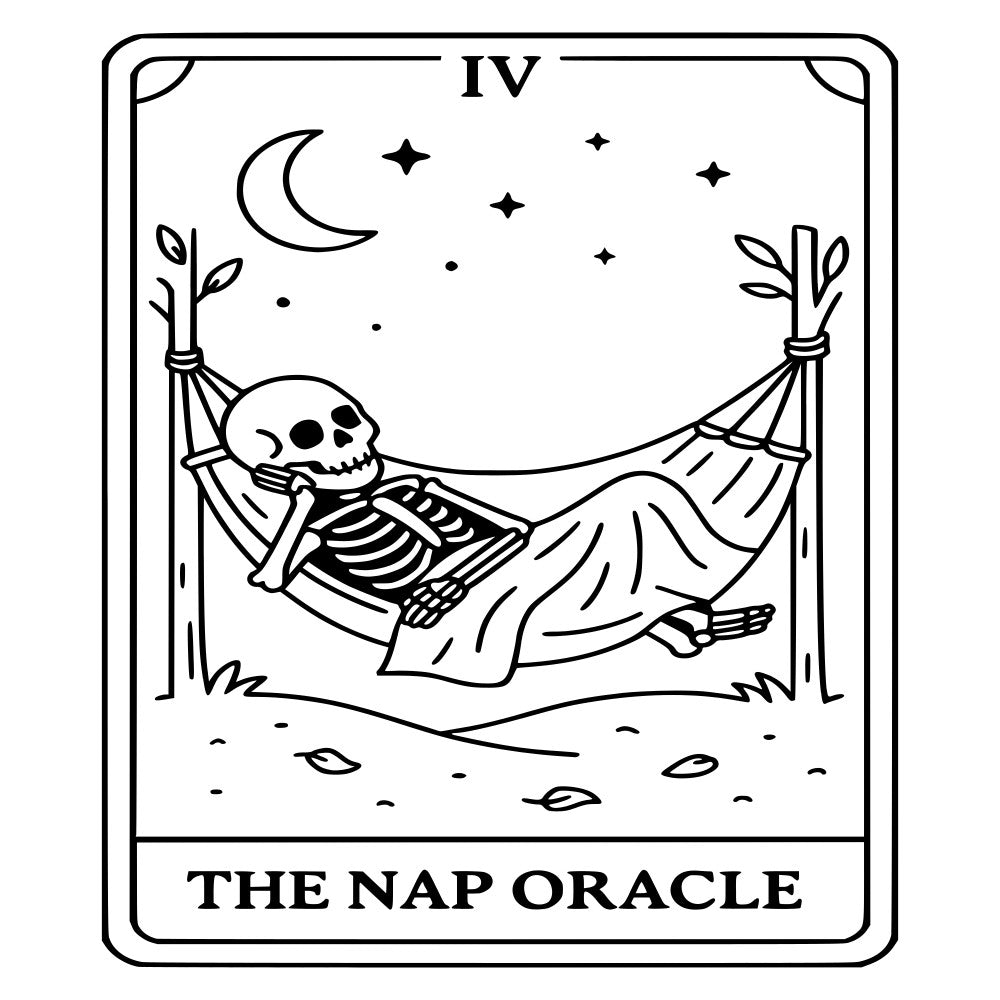 Funny Tarot Card Fabric Panel 12