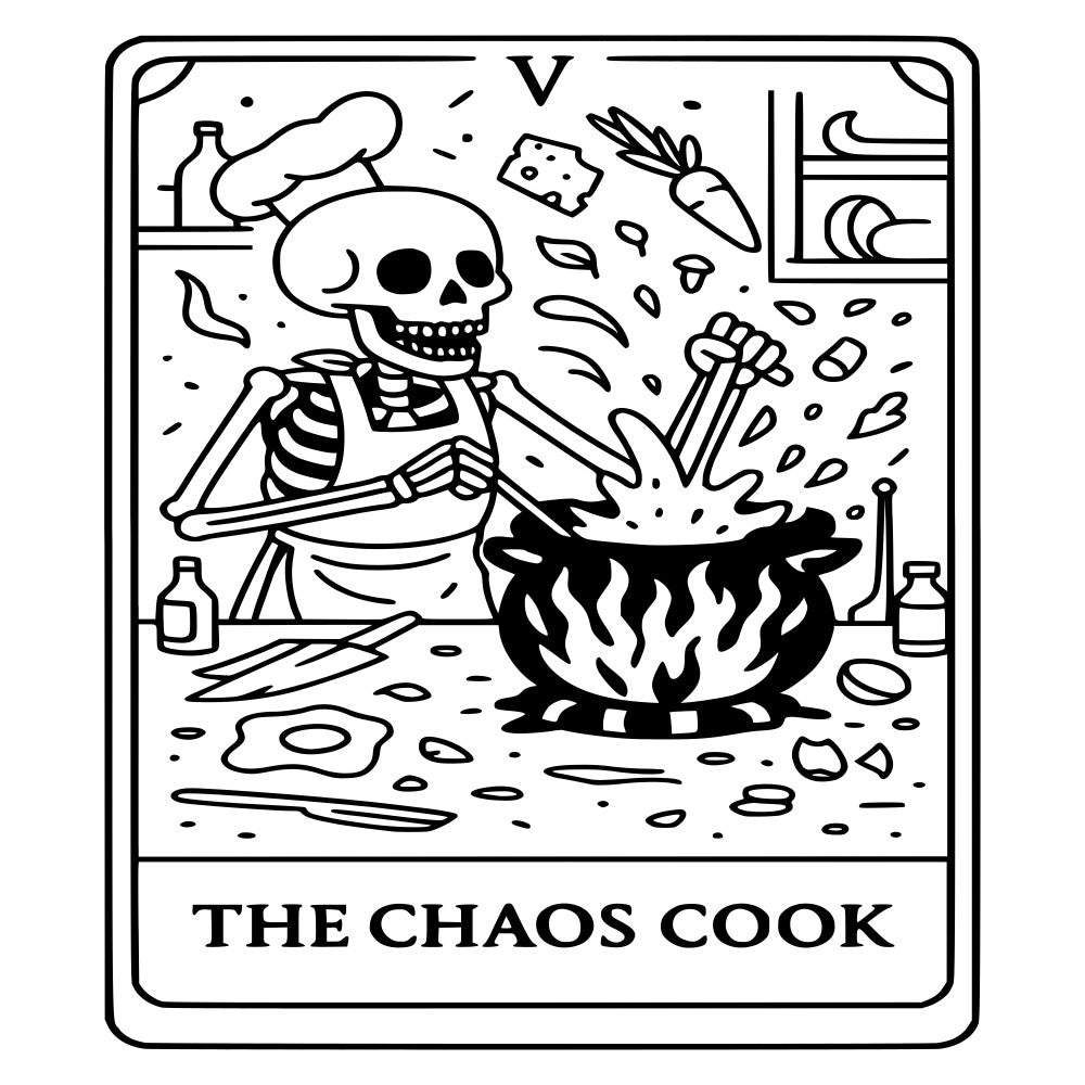 Funny Tarot Card Fabric Panel 13