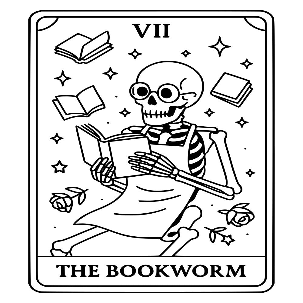 Funny Tarot Card Fabric Panel 15