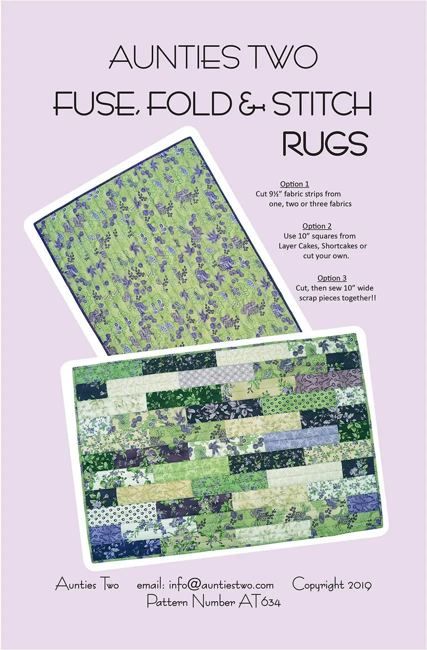 Fuse Fold and Stitch Rugs - Linda's Electric Quilters