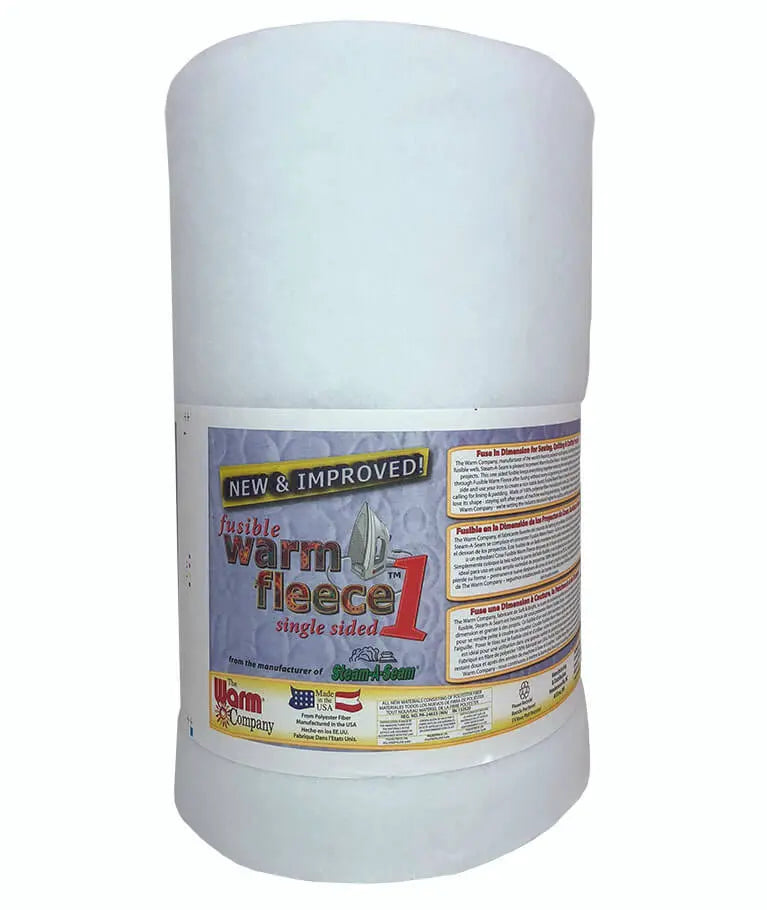 Fusible Fleece 45" x 20 YD Batting - Iron-On Fleece Batting for Quilting Warm Company