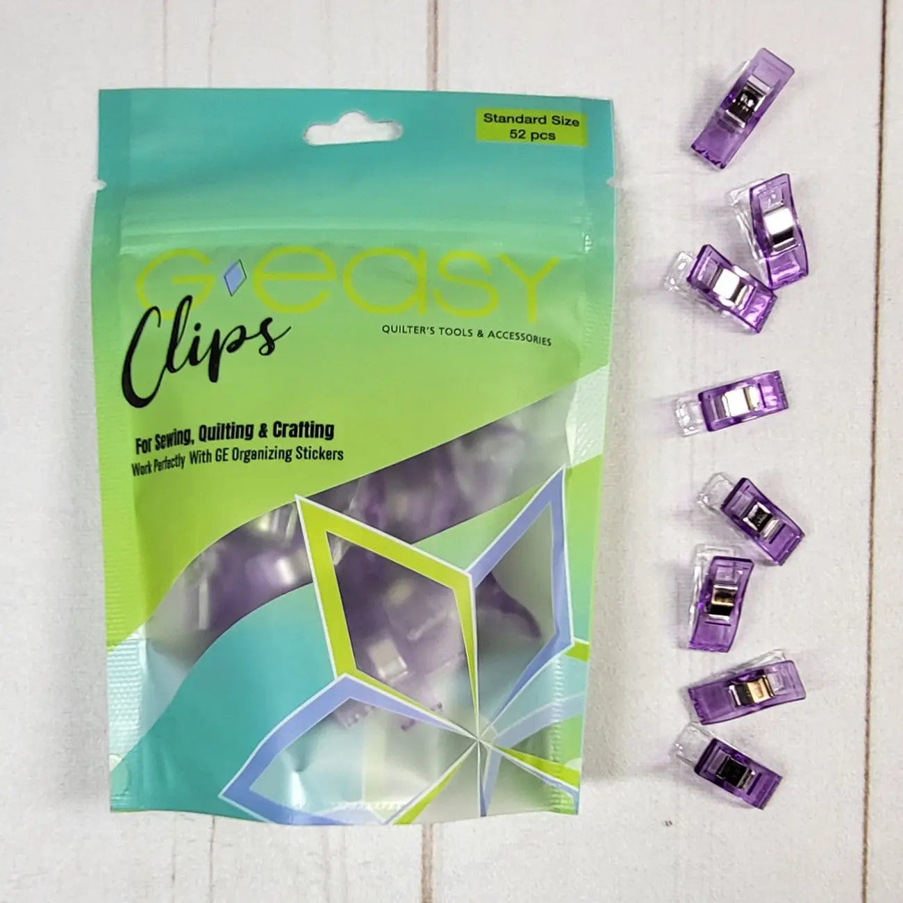 GEasy Clips Standard Purple - Linda's Electric Quilters