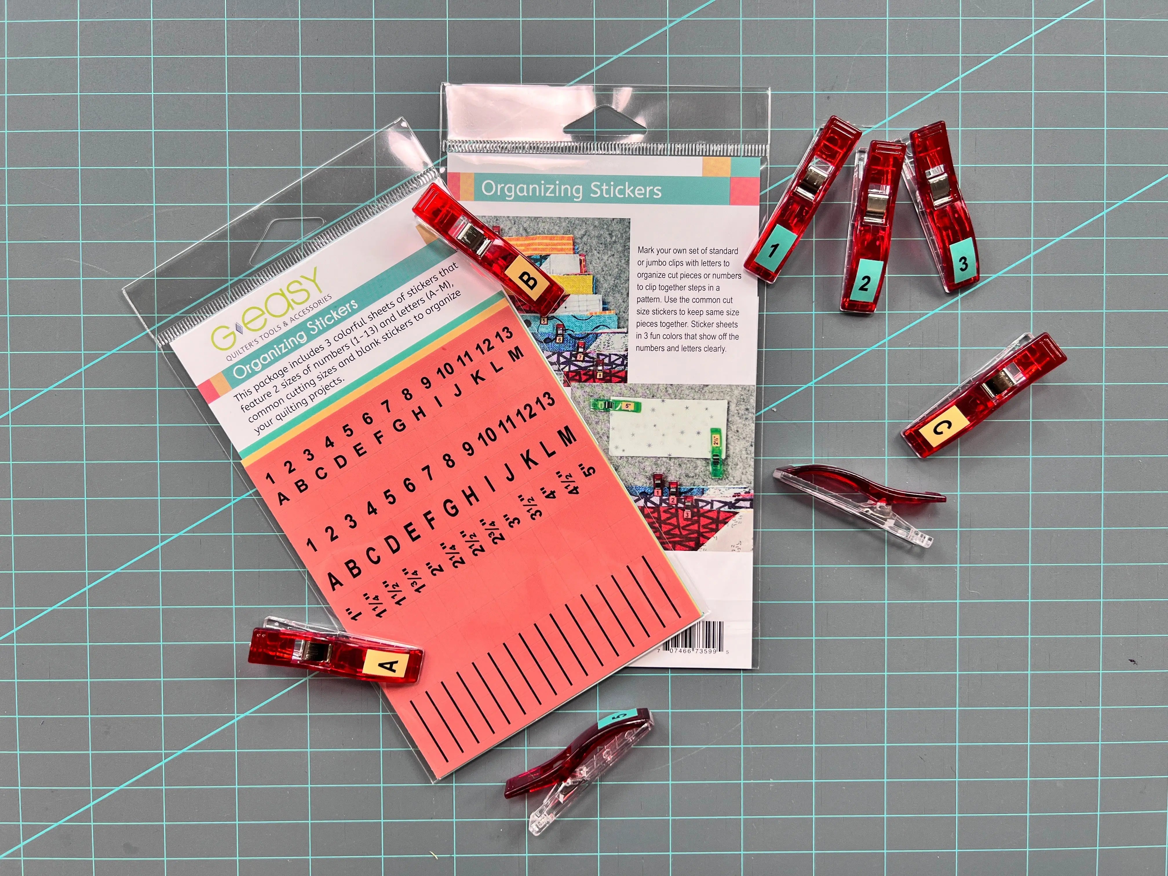 GEasy Organizing Stickers - Linda's Electric Quilters