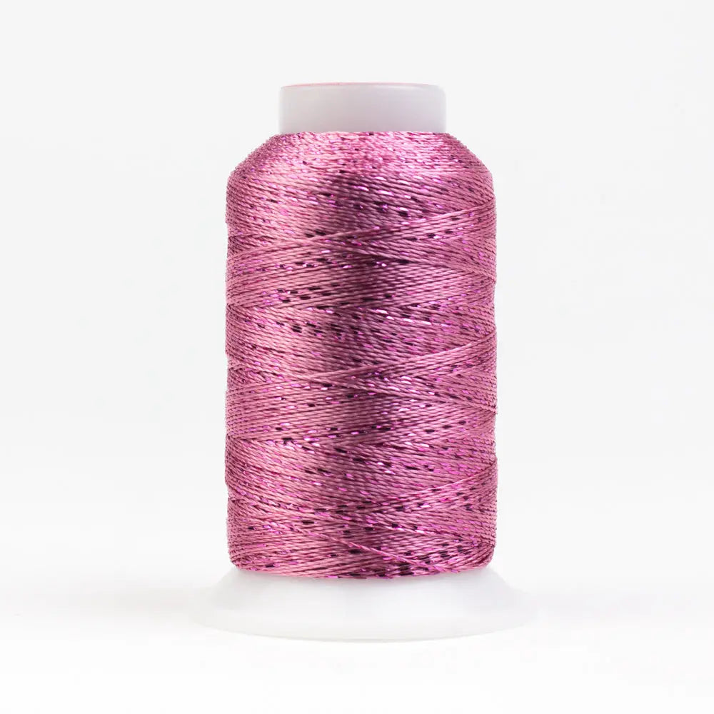 GM1201 - GlaMore™ 12wt Rayon and Metallic Baby Pink Thread WonderFil USA