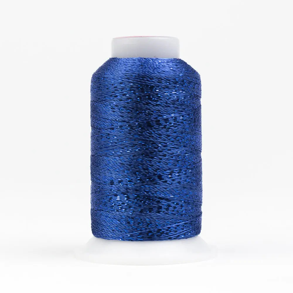 GM137 - GlaMore™ 12wt Rayon and Metallic True Blue Thread WonderFil USA