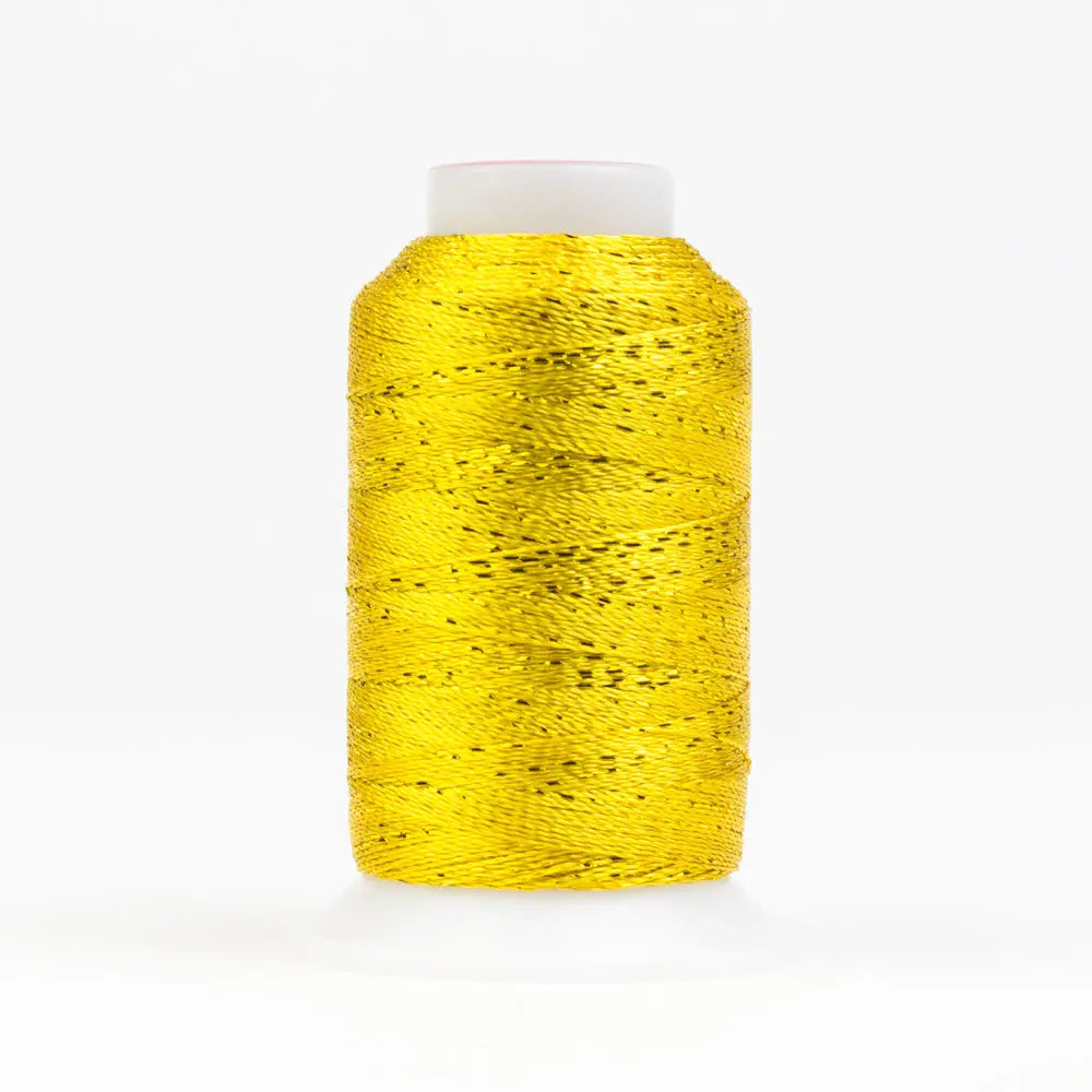 GM2118 - GlaMore™ 12wt Rayon and Metallic Sunny Yellow Thread WonderFil USA