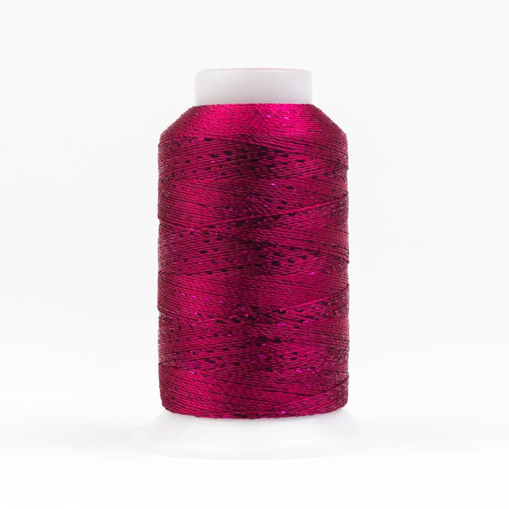 GM45 - GlaMore™ 12wt Rayon and Metallic Boysenberry Thread WonderFil USA