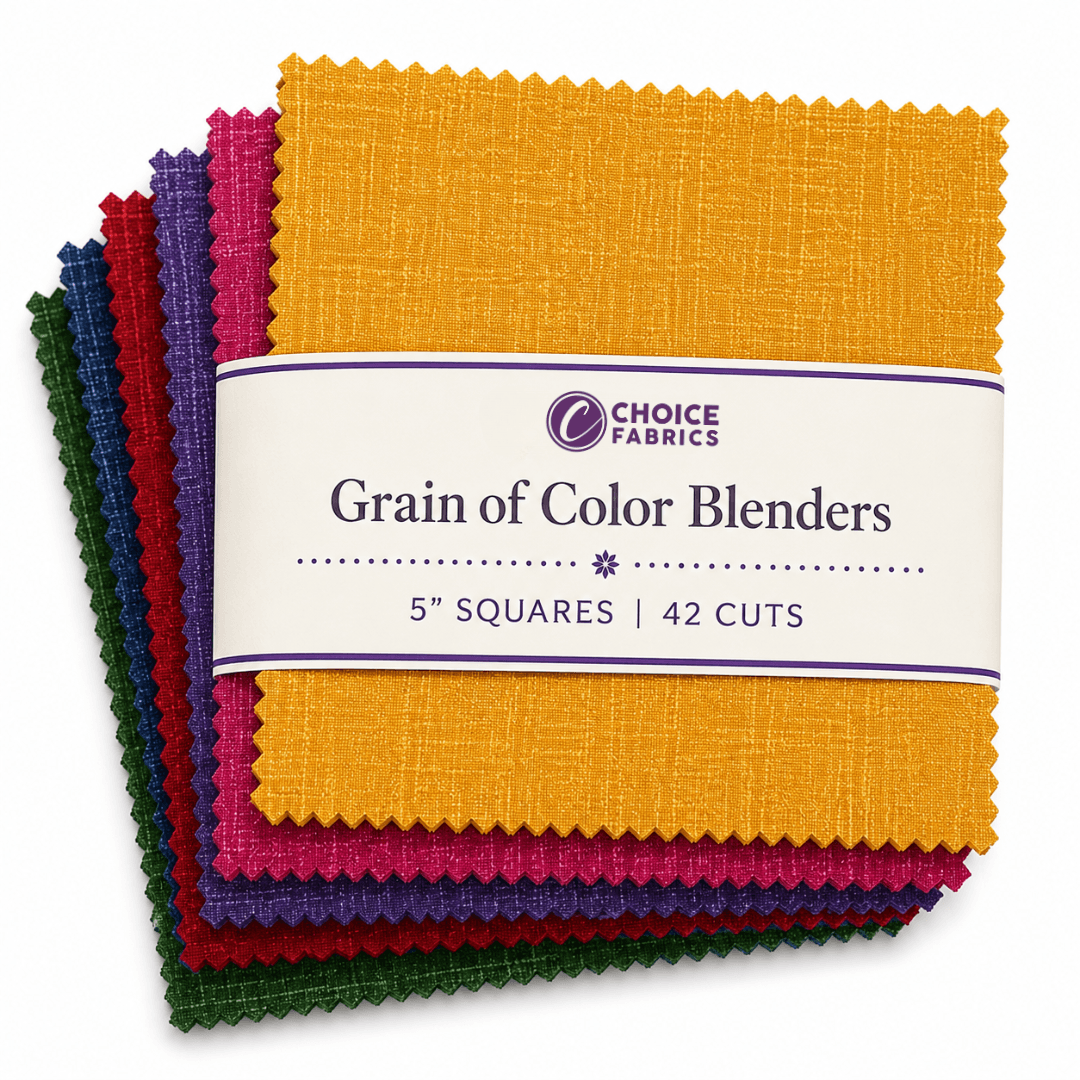 Grain of Color - 5x5 Charm Pack - Blenders (42 Squares)