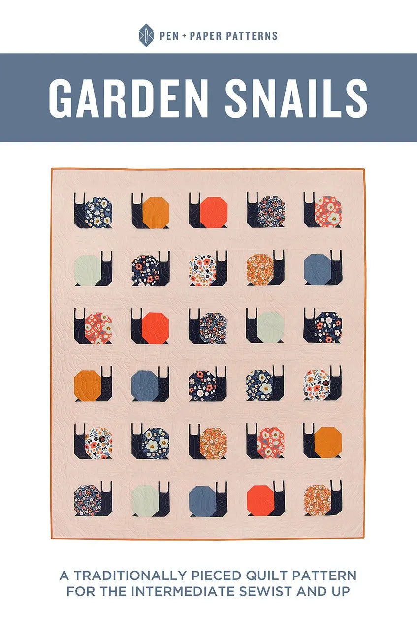 Garden Snails Quilt - Linda's Electric Quilters