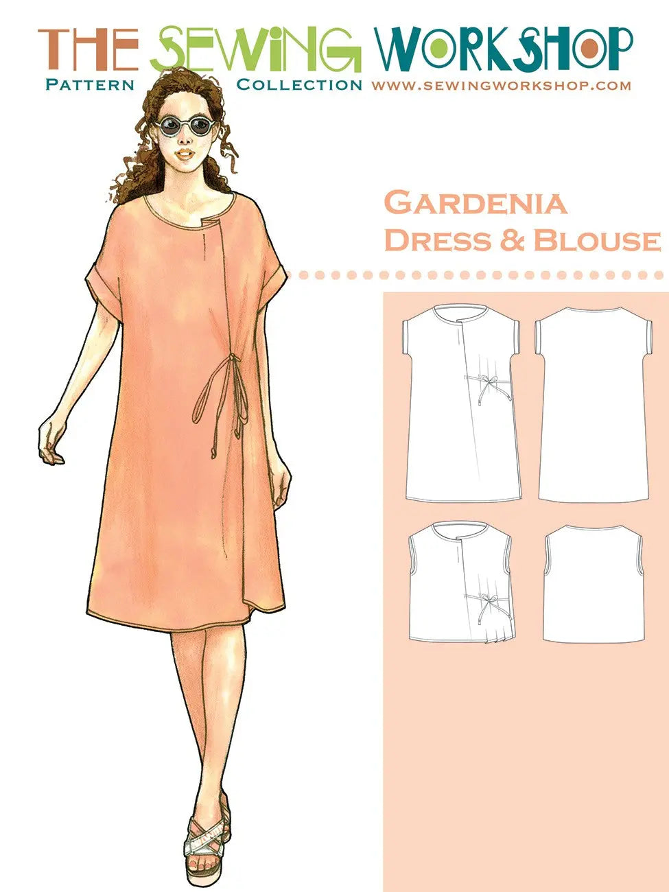 Gardenia Dress & Blouse Pattern - Linda's Electric Quilters